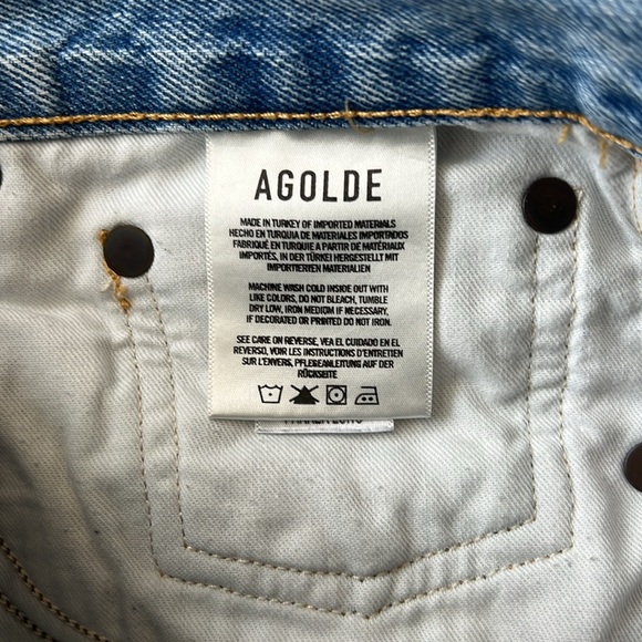 Agolde Parker Long Shorts - Swapmeet - Picture 4 of 5